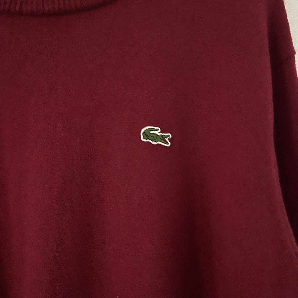 Lacoste Maglioni & Felpe: Lacoste Wollpullover, dunkel rot  – Nuovo (secondo la descrizione) da Bern venduto da dek_7bjd 3