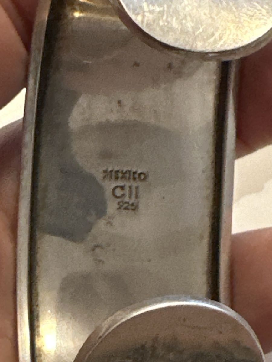 Armbänder & -reifen: Bracelet, vintage mexicain en argent – Gebraucht aus Montreux von Pipo7878 2