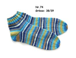 Sneaker - Socken handgestrickt  Gr.38/39  Nr.74