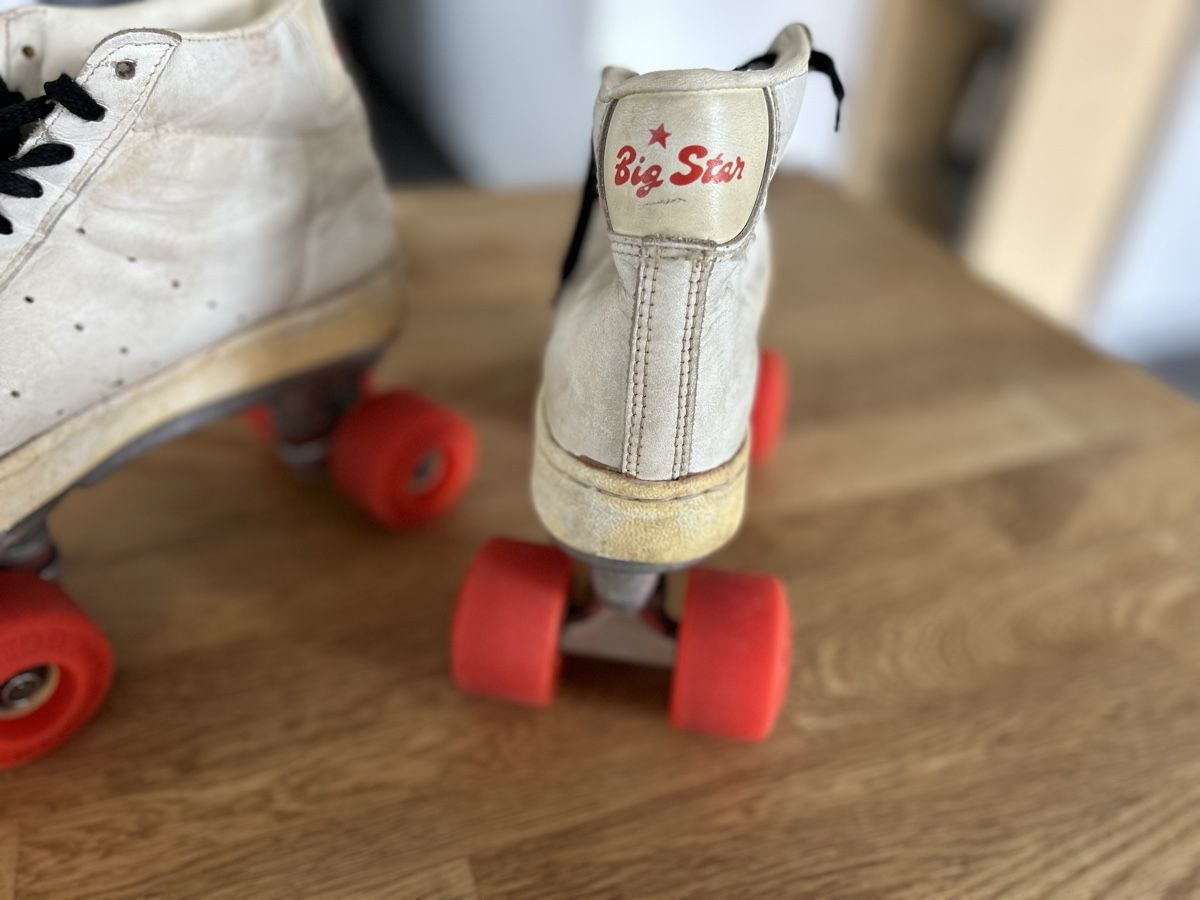 Pattini in linea & Pattini a rotelle: Rollschuhe Big Star weiss Grösse 43 gebraucht – Usato da Niederönz venduto da Simpel0 2