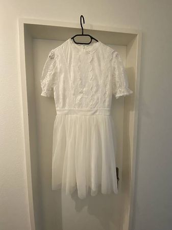Tüll Kleid Grösse S Weiss