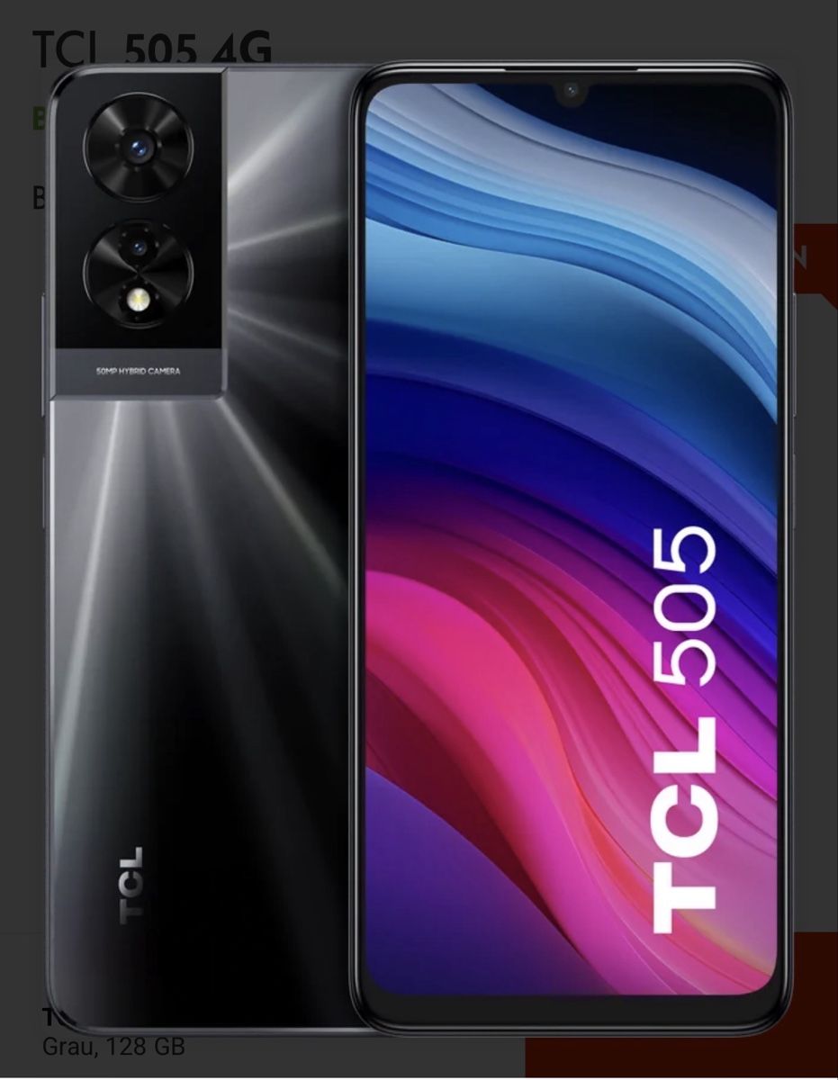 Telefoni cellulari / Smartphones: TCL 505 Smartphone -ab 1 chf – Nuovo e nell'imballaggio originale da Staufen venduto da rmario