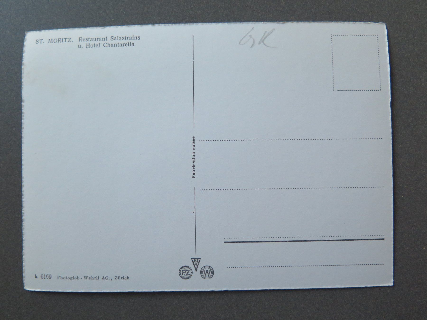 Cartoline postali: ST. MORITZ - SKILIFT SALASTRAINS – Usato da Wittenbach venduto da lipasal 1