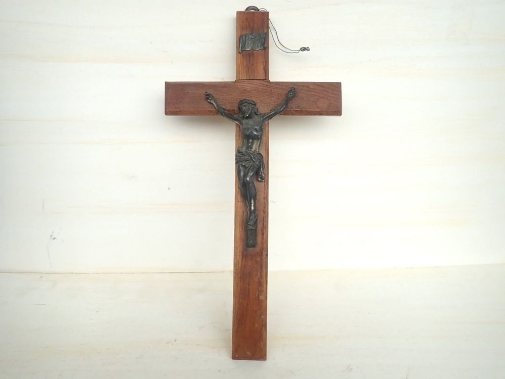 Kruzifix Anhänger 925 925er Sterlingsilber Kreuz-Anhänger Mit Kette – Christus Jesus Kruzifix, Katholisch Silber Kreuz Anhänger Antik