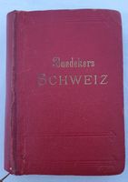 ANTIK Baedeckers Schweiz Chamonix Luganer Langen + Comersee