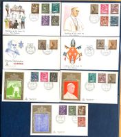 1966 Vatikan / FDC 2 Sätze Div.Illustr. Arbeit des Menschen