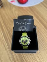 Raoul U. Braun Herren Automatikuhr Sportlich Limette Leder