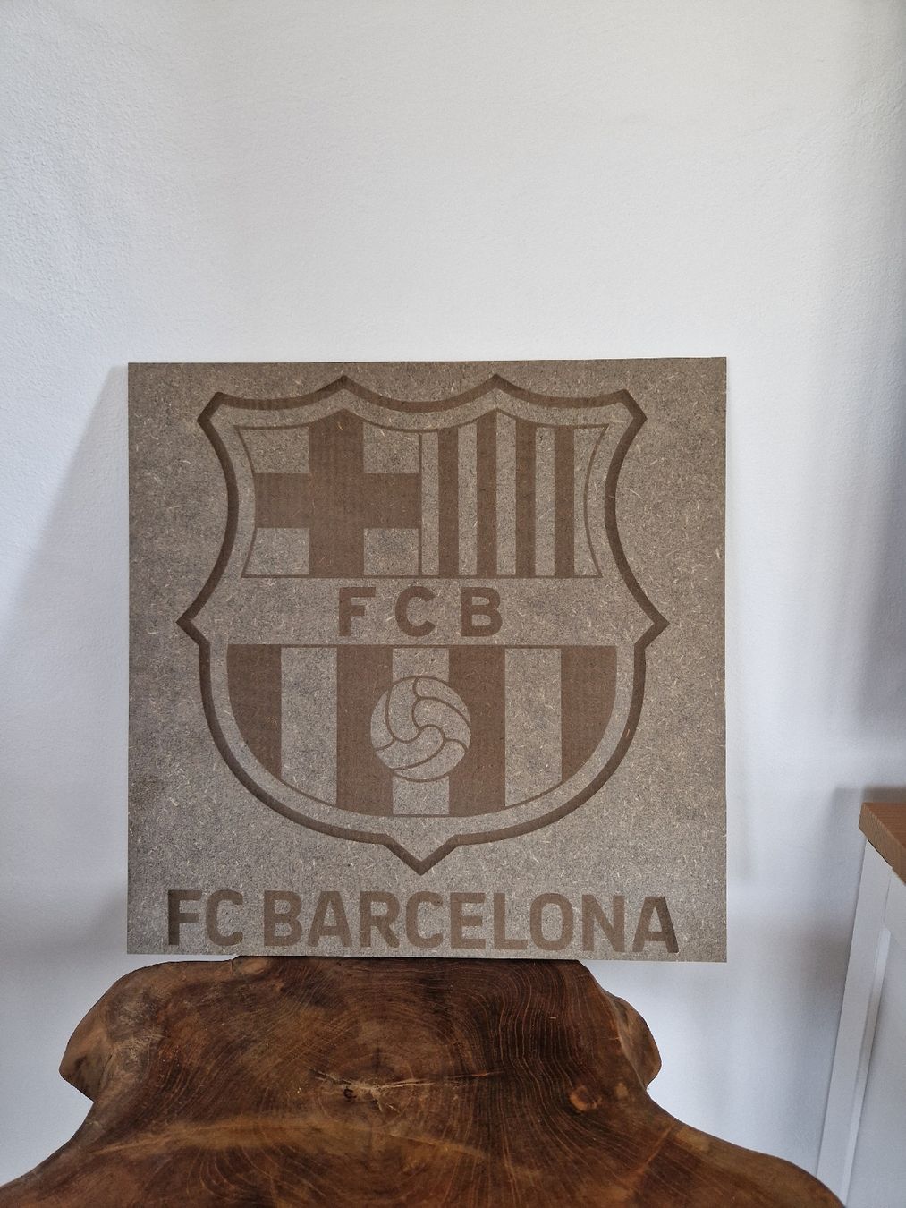 Tutte le decorazioni: FC Barcelona Holzschild – Nuovo e nell'imballaggio originale da Oberwil b. Büren venduto da rocky_last
