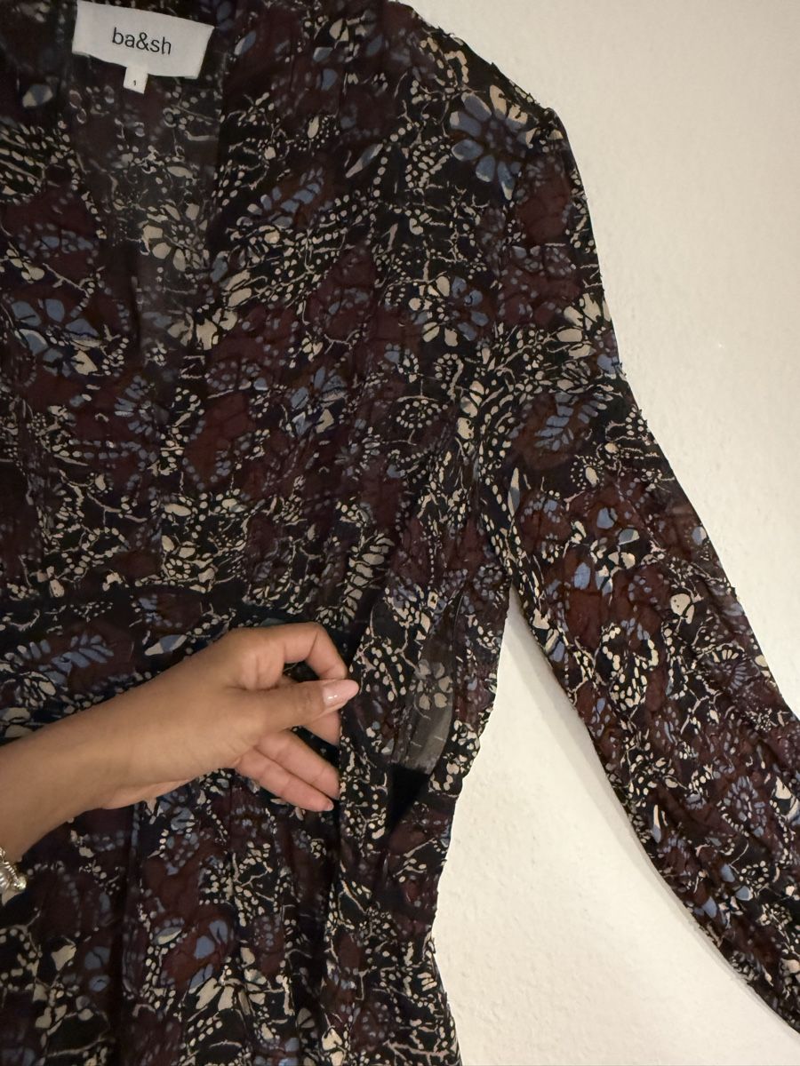Ba&Sh Vestiti: Ba&sh Kleid, Grösse 1, Blumenmuster – Usato da Stäfa venduto da buecher10 4