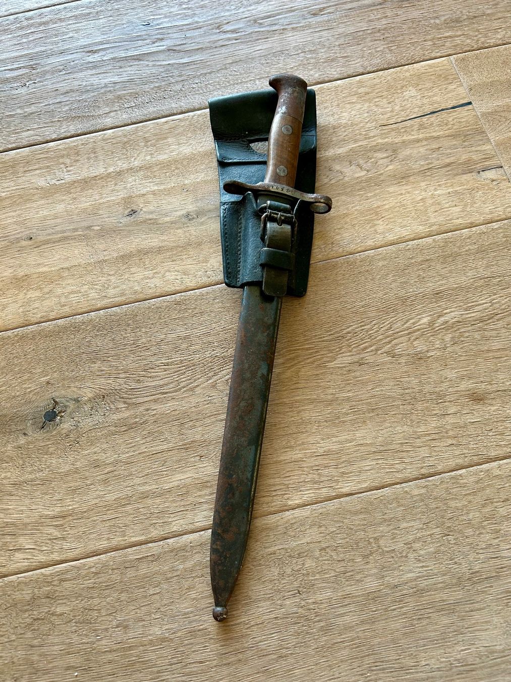 Schweizer Armee Armi bianche: Bajonett Schweizer Armee mit Scheide 1884, Messer SIG SH – Usato da Thayngen venduto da Neuhof80 4