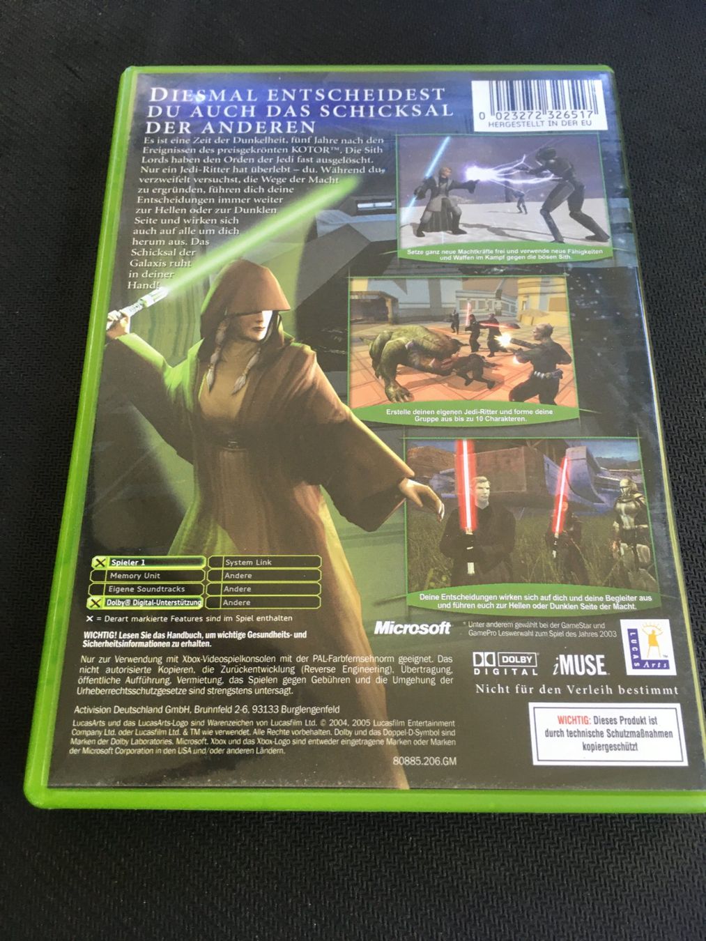 Microsoft Giochi: Star Wars Knights II Old Republic - Xbox – Usato da St.Gallen venduto da sjosjo 1