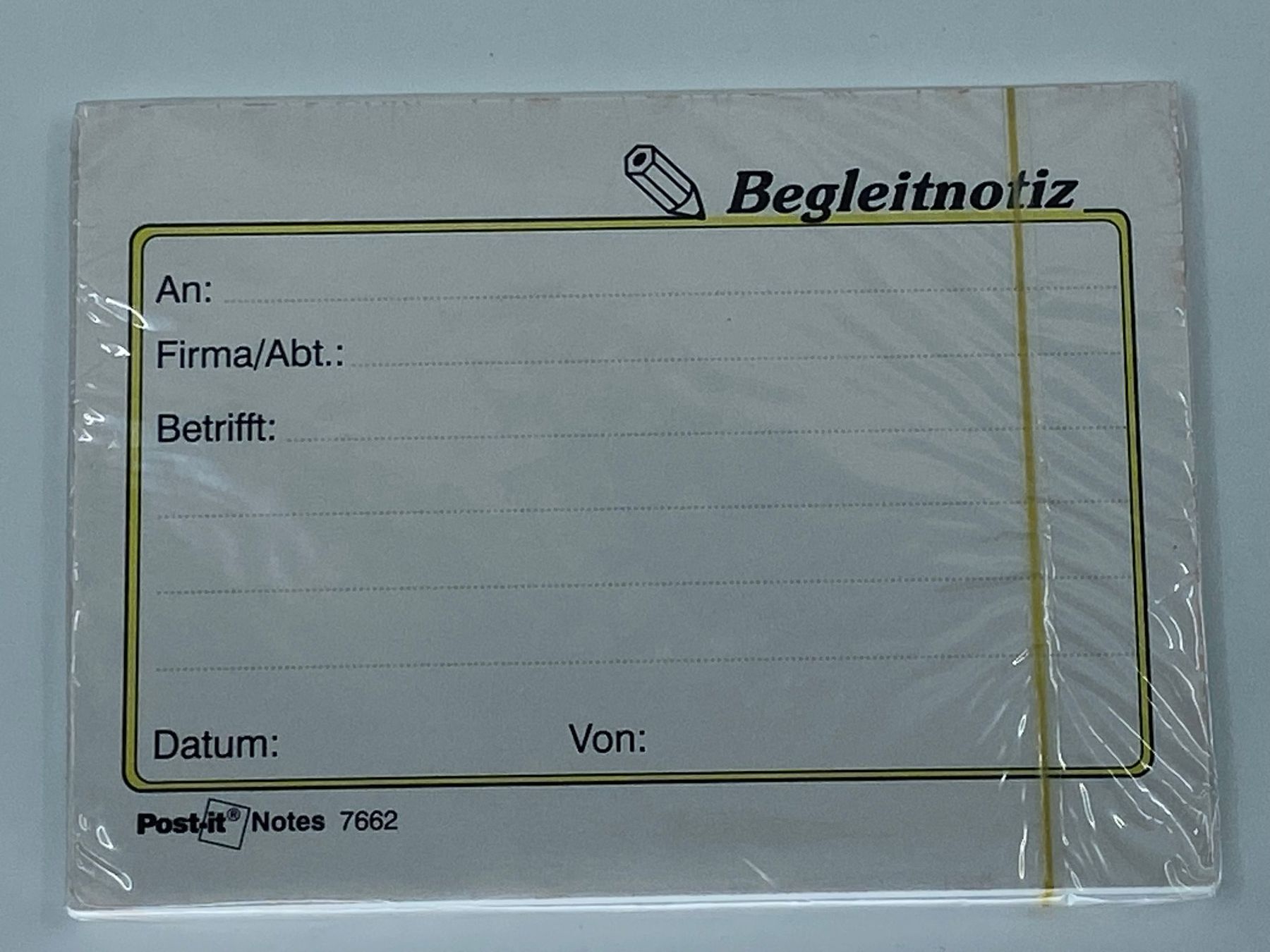 Faber-Castell Bleistifte, Farbstifte & Kreide: Post-it Notes 7662 Begleitnotiz - 100 x 75 mm – Neu und originalverpackt aus Langwiesen von Restposten-24