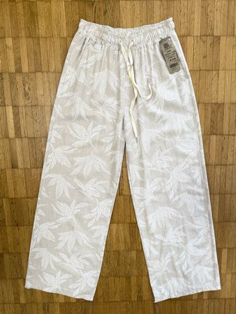 Bijou les Boutiques: Leichte Damen Leinen Hose, Gr. S/M. Neu
