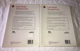 Vintage Apple Memorabilia - Transparentfolien (2 Packungen)
