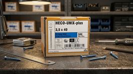 500 Stk. HECO-UNIX-plus 3,5x40mm Schrauben A2K