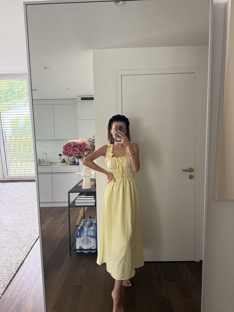 Vestiti: Light Yellow Summer Dress, Size S – Nuovo e nell'imballaggio originale da Zürich venduto da llor.dell 1