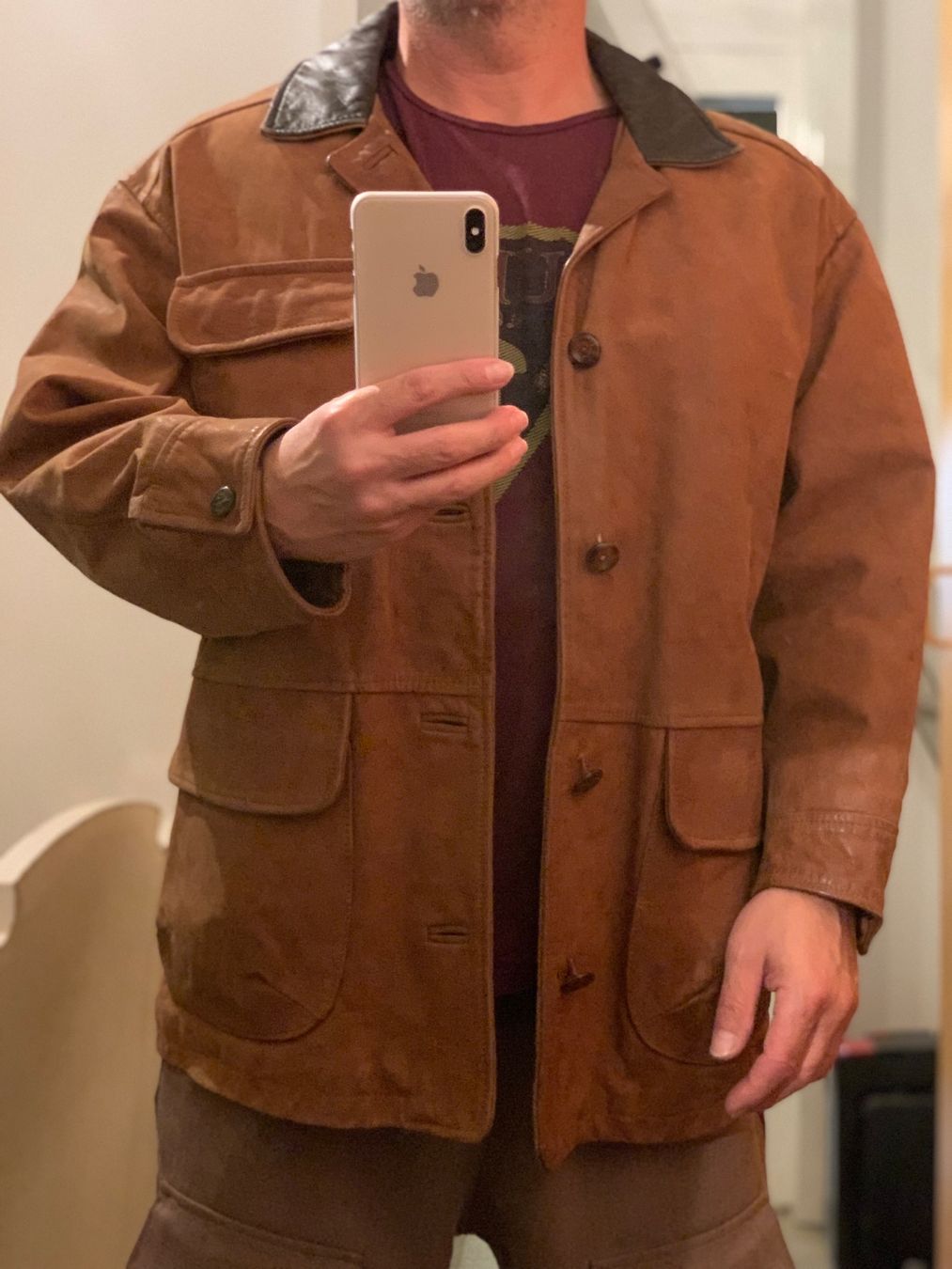 Giacche: Leder-Jacke - Leonardo - Braun - Grösse 50 - echt Leder – Usato da Volketswil venduto da dancingsoul74 1