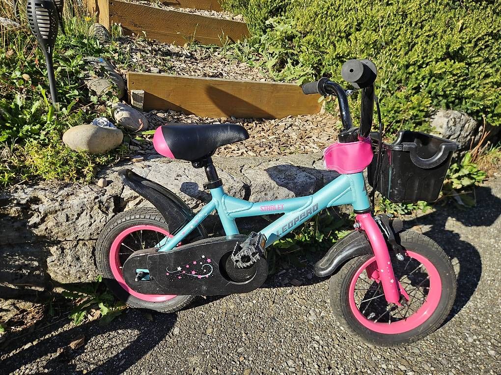 Leopard Velos: Kindervelo 12" Leopard Starlet mit Korb – Gebraucht aus Günsberg von gix01 1