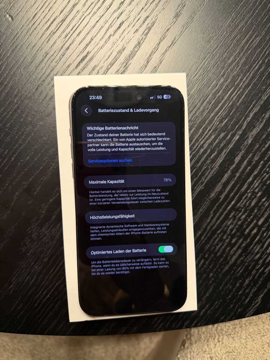 Apple Telefoni cellulari / Smartphones: iPhone 14 Pro Max 256GB Space Black – Usato da Waltenschwil venduto da inci7 1