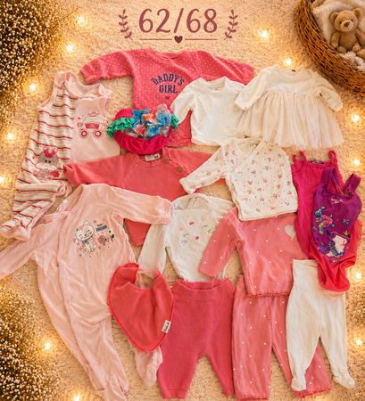 Süsses Baby Kleiderpaket Grösse 62/68 - Top Zustand!