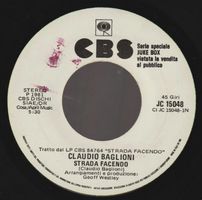 7 " BAGLIONI CLAUDIO / ALBERTO CAMERINI STRADA FACENDO / ROC