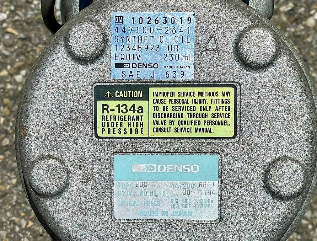 Alle Autoersatzteile: Denso Klimakompressor Chevrolet Corvette C4 1990 bis 1995 – Gebraucht aus Turbenthal von Retoo 7