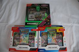 POKEMON Set  First Partner series 2 und 3+shrouded Fable