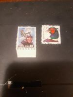 Lot de timbres USA, aviation + faune, vintage! 48 car.