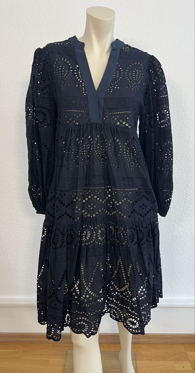 Vestiti: ANGOOR schwarzes Kleid Gr 36 Baumwolle  – Usato da Basel venduto da Bettybooo 1