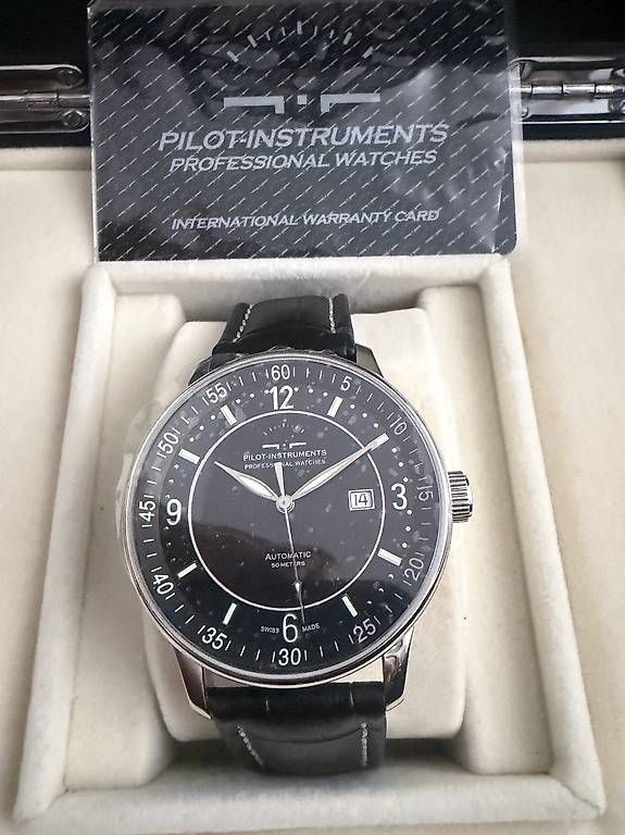 Orologi: Swiss Watchmaker Pilot Instrument Automatic ETA 2824-2 – Usato da Vernate venduto da YleBru 2