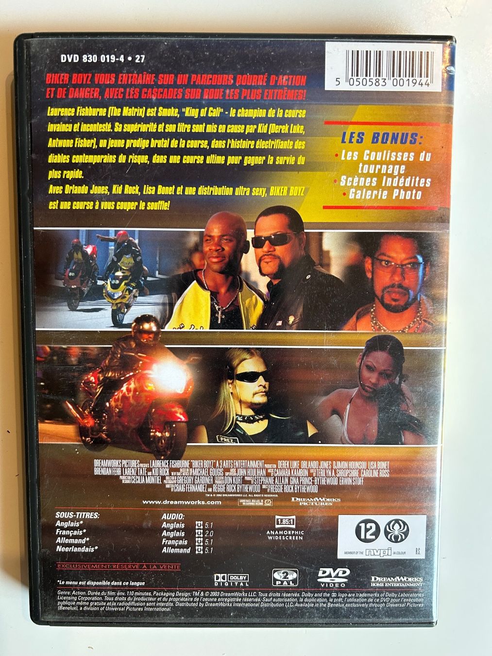 Tutti i DVDs: BIKER BOYZ (LAURENCE FISHBURNE) – Usato da St-Cierges venduto da Crisi53 1