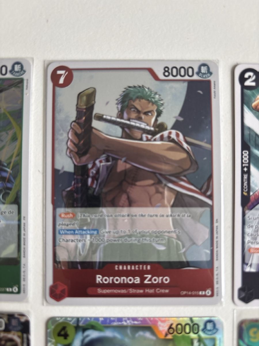 Bandai Carte collezionabili: One Piece - Roronoa Zoro - SR AA, SEC, SR, R – Nuovo e nell'imballaggio originale da steinhausen venduto da pat_nc2x 5