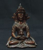 Amitayus, Buddha des unendlichen Lebens, Bronze Buddha