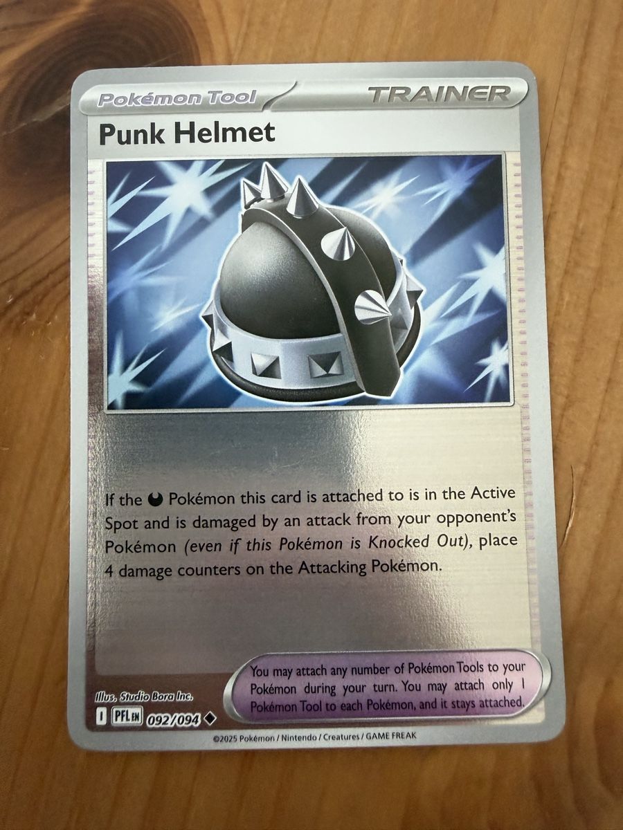 Pokémon Carte collezionabili: Punk Helmet (PFL092) – Nuovo (secondo la descrizione) da Vevey venduto da Matx