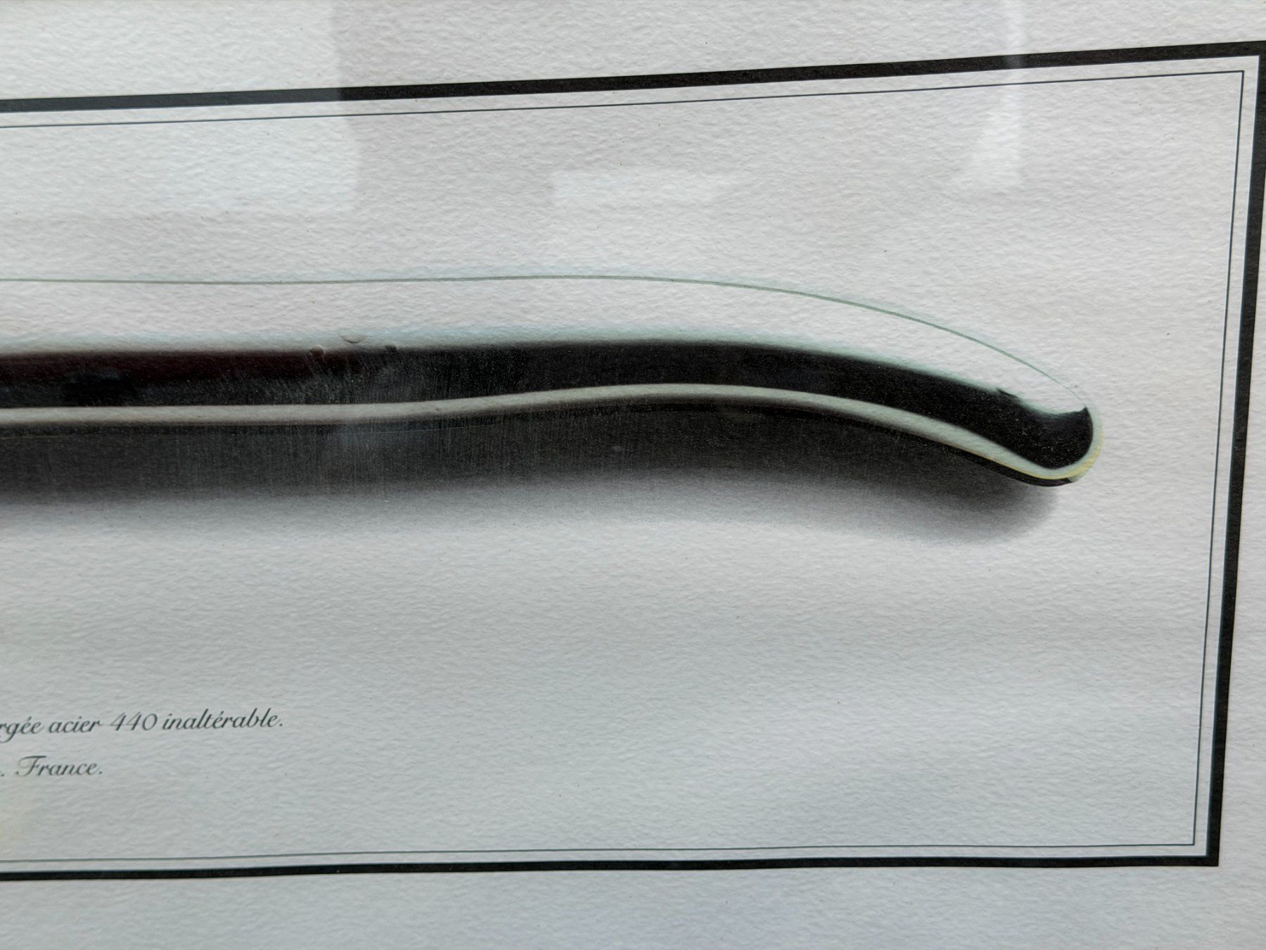 Dipinti: Impression publicitaire d'art Couteau Laguiole Starck – Usato da Morges venduto da objetsdepoque 4