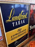 Landfried Tabak Werbung Emaille