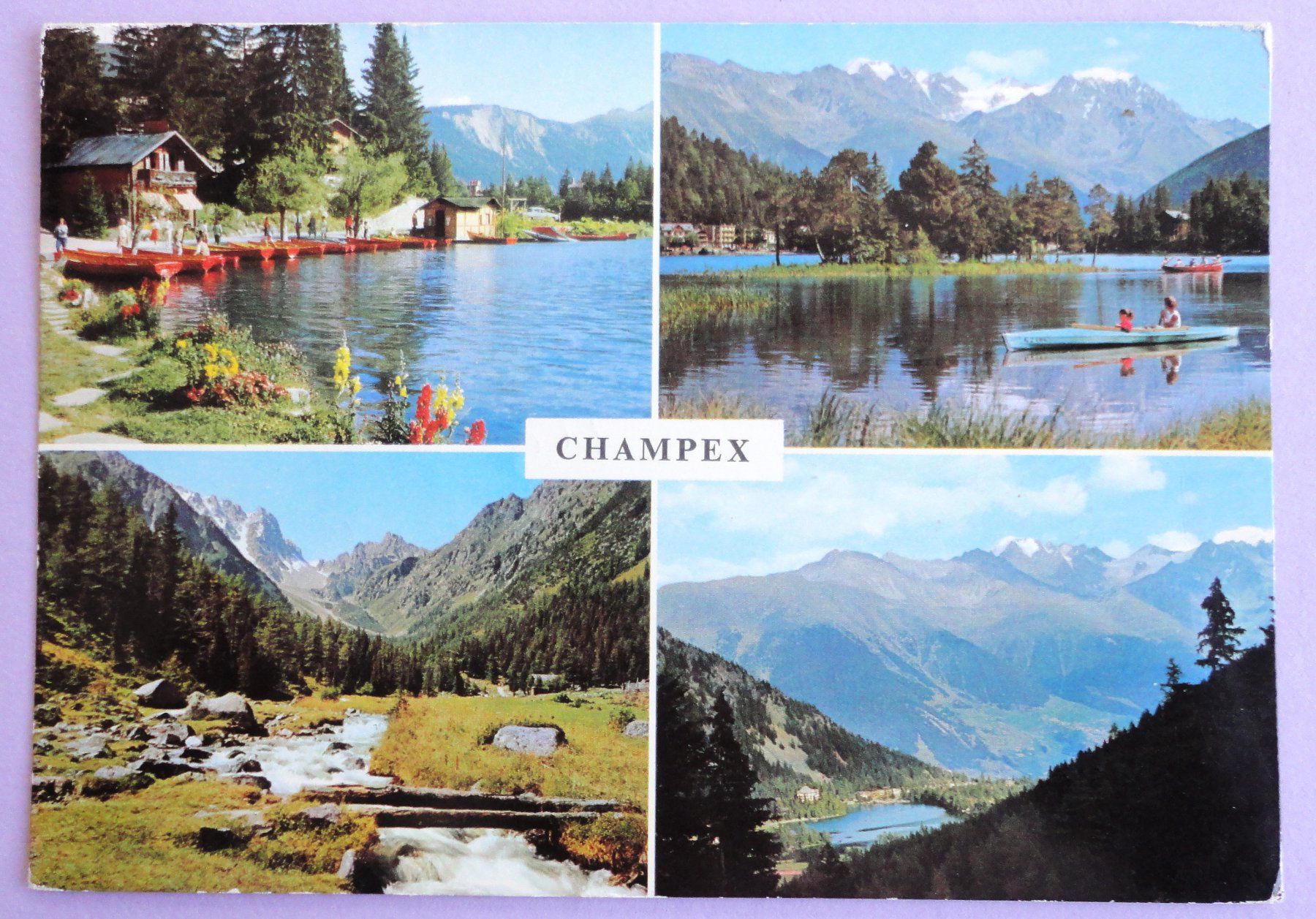 Cartoline postali: Champex, Lac de Champex 1466 m – Difettoso da Fétigny venduto da Billy2miny