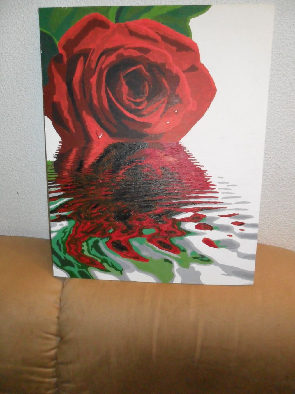 Poster & Bilder: Schönes Rosenbild gemalen – Gebraucht aus Dübendorf von Mobu4
