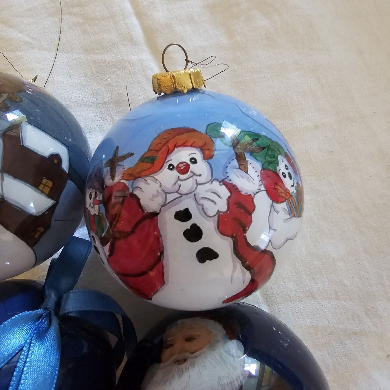 Alle Dekorationen: 4  glas christbaum kugeln neu – Neu (gemäss Beschreibung) aus wolfhalden von 46464646 1