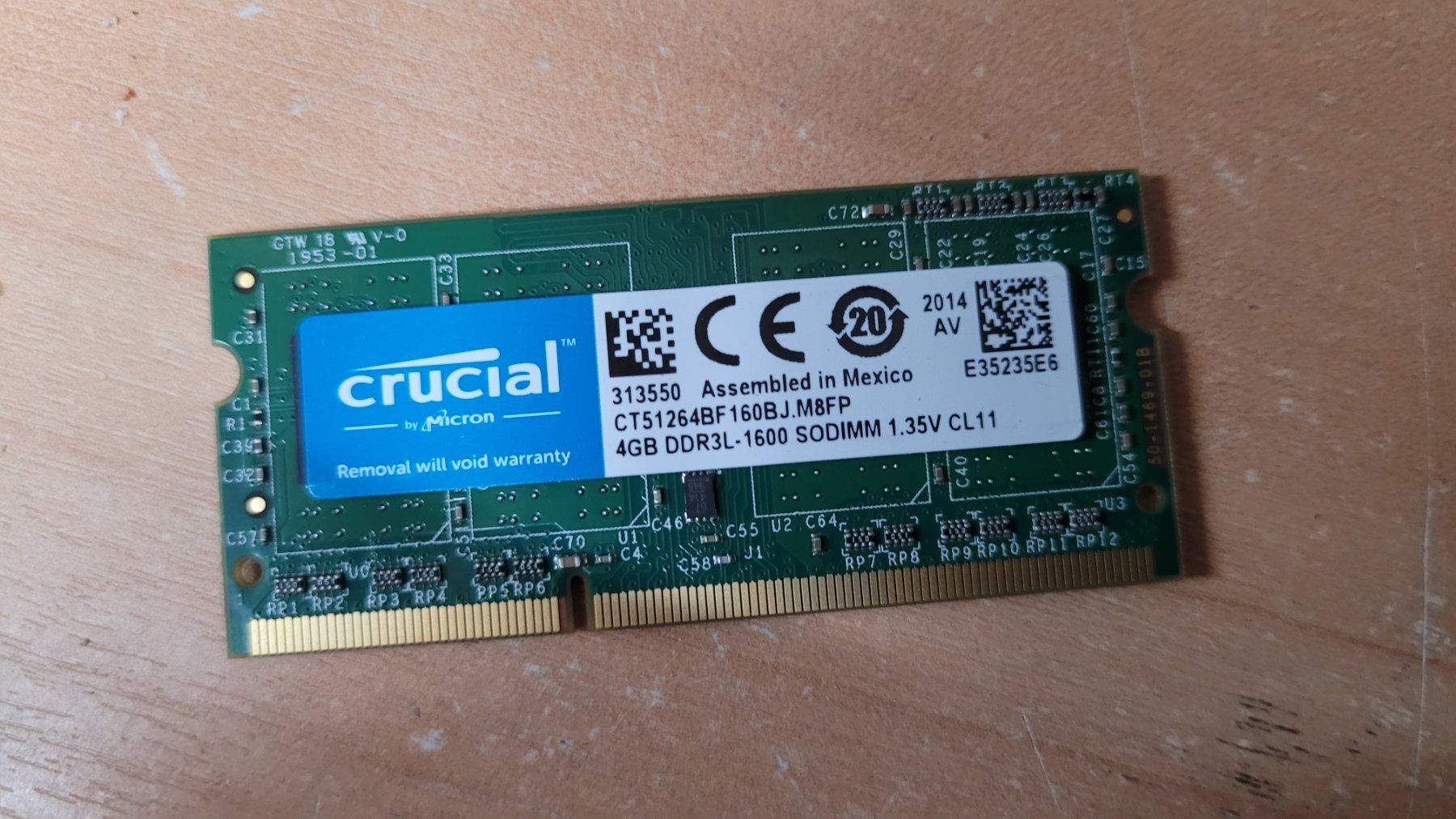 Crucial Memory / RAM: Crucial Carte mémoire 4GB – Gebraucht aus Bionnens von Meg011 1