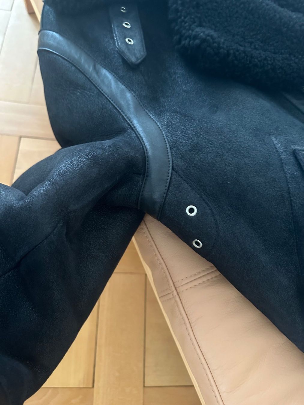 Acne Studios Vestes: Acne Shearling Lederjacke/Lammfell, schwarz, 52/M-L – D'occasion à Zürich par Michael_CK 2