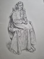 PAUL BODMER LITHOGRAPHIE SIGNIERT  AUF BÜTTENPAPIER