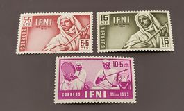 Ifni 1953 alte briefmarke