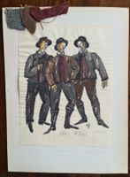 Margarete Rogeler, Kostümbildnerin  -  Konvolut 11 Aquarelle