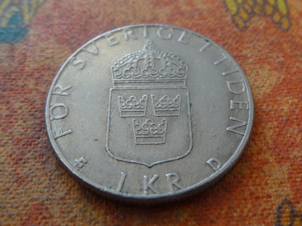 Alle Münzen: SUEDE  1  Krone  1989 – Gebraucht aus Romanel-sur-Lausanne von Swift13 1