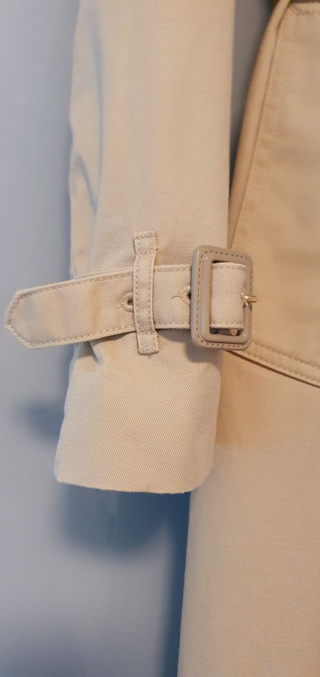 Mango Mäntel: Trenchcoat Mango Gr. 34 beige Baumwolle – Gebraucht aus Stansstad von InStyle8 7