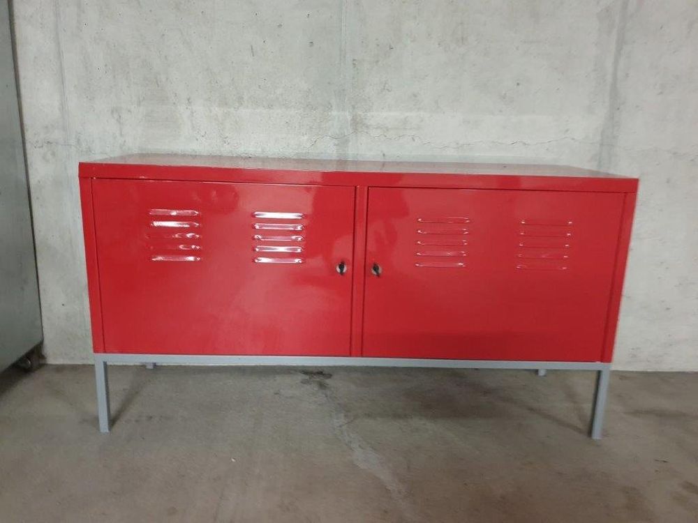 Roter Schrank aus Metall (IKEA PSModell) Kaufen auf Ricardo