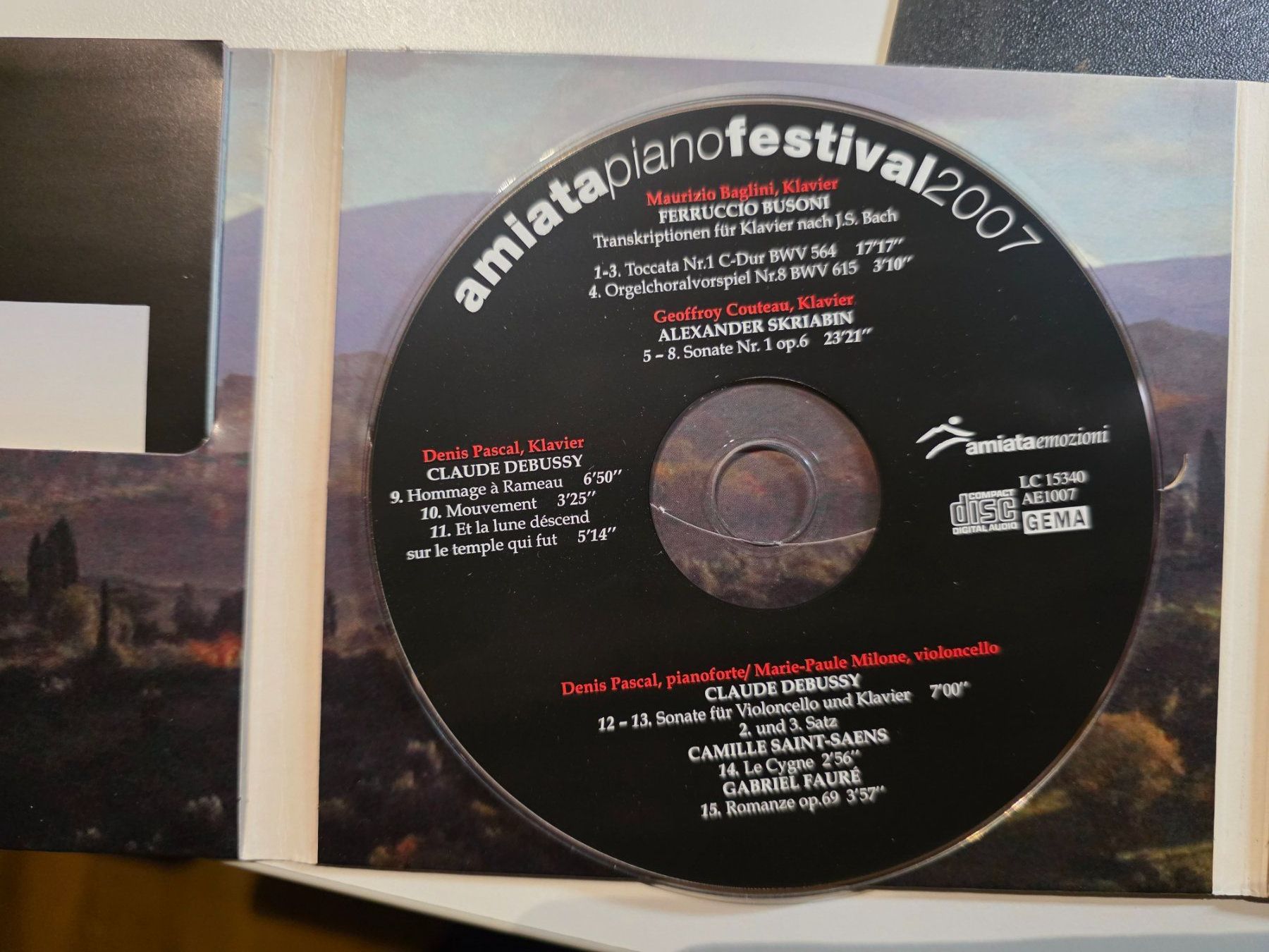CD: CD- Amiata Piano Festival 2007 – Usato da Walterswil BE venduto da Lonitti 3
