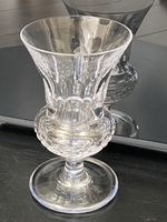 Kristall Vase,  antike Blumenvase, Kristallglas Vase