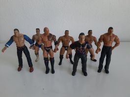 WWE Lot 7 Action Figure The Rock Sammlung